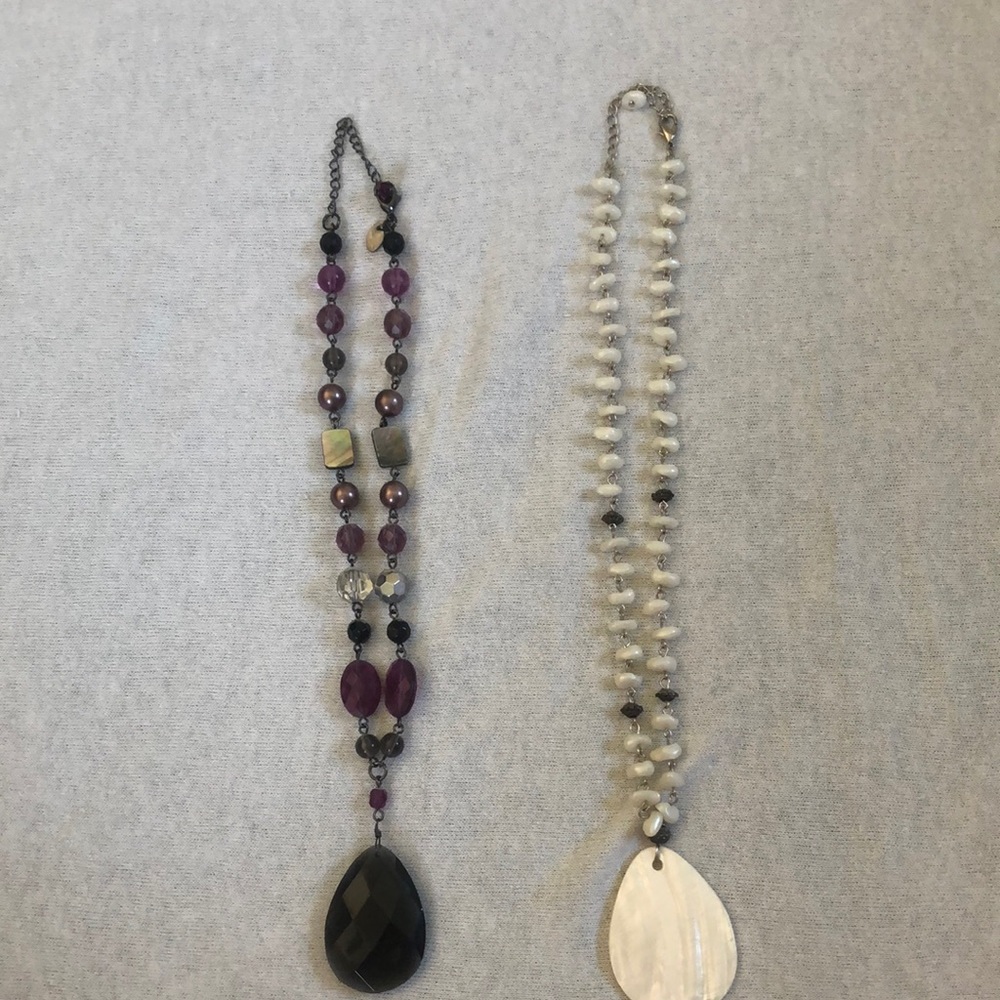 2 Lia Sophia necklaces